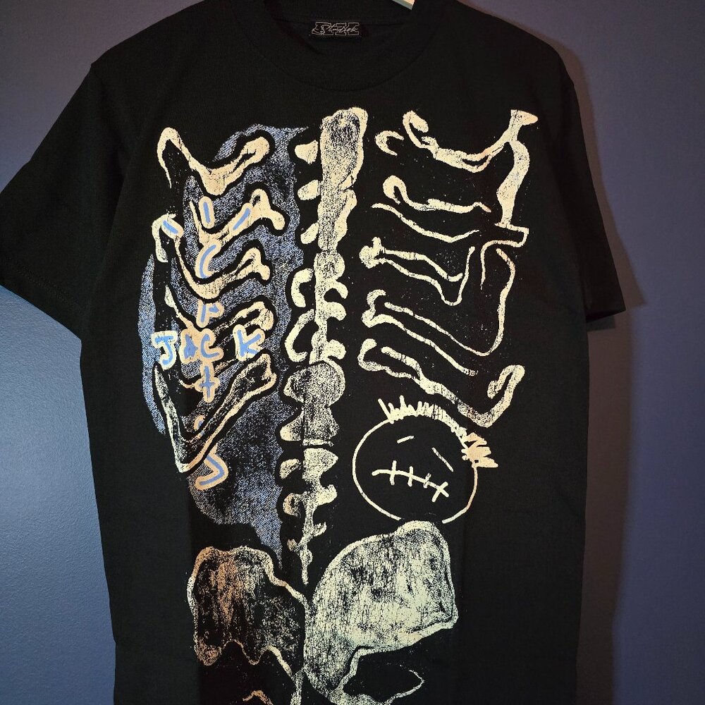 Travis Scott Inspired Fragmented Skeleton T-Shirt - AK Studios